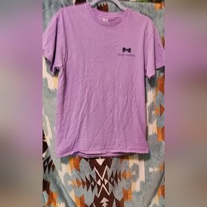 Simply Southern Womens Lavender Tee with Bow